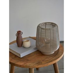 Лампа настольная Vinger, Ø22х26 см, бежевая