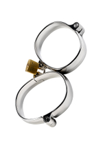 Наручники Toyfa Metal серебристые 11 см