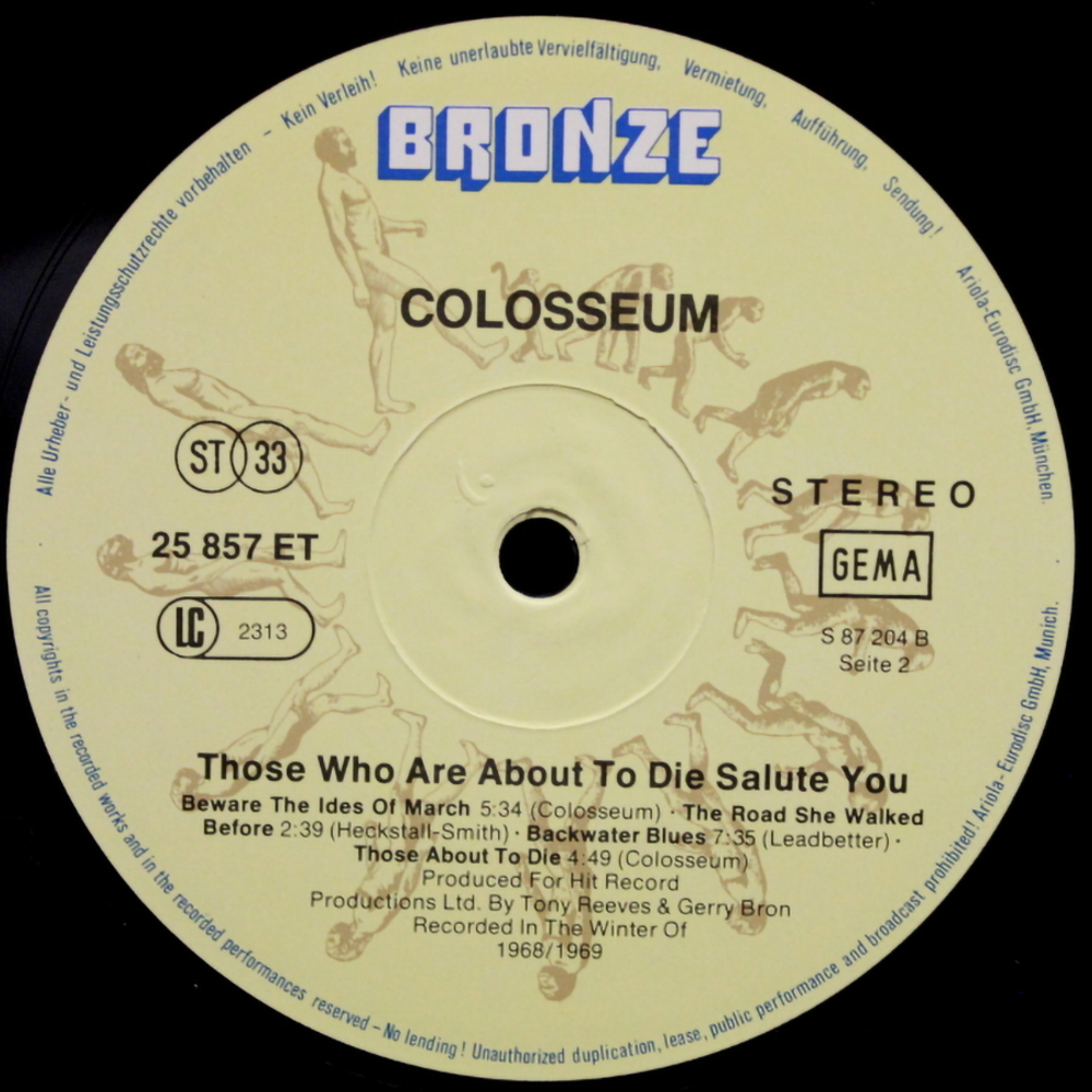 Colosseum / Those Who Are About To Die Salute You (LP)