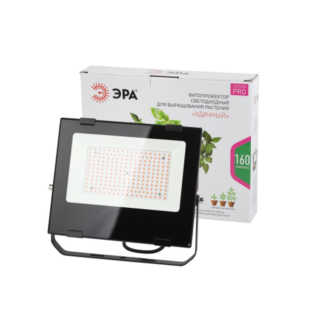 Фитопрожектор для растений светодиодный ЭРА FITO-100W-RB-LED для цветения и плодоношения красно-синего спектра 100 Вт | Фито прожекторы