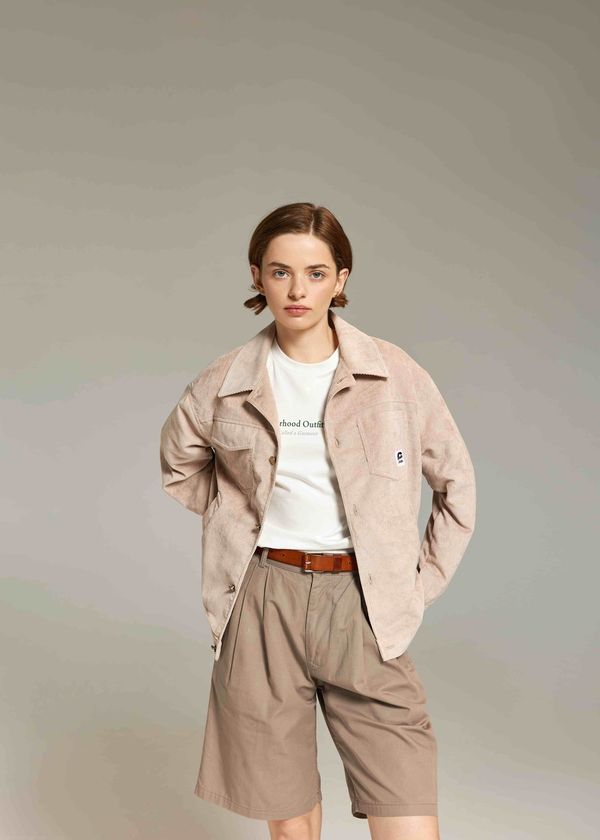 Куртка Corduroy work Светло-бежевая - фото 15