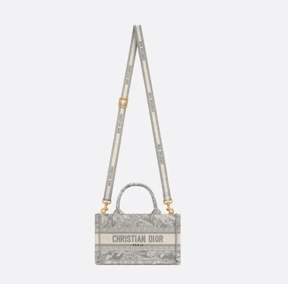 Сумка Dior Book Tote Dioriviera, белый/серый