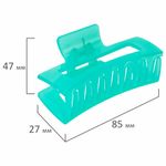 Краб для волос 8,5 см, глянцевый, АССОРТИ, MONTE VITA, 457004