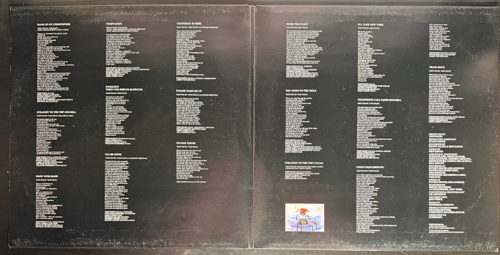 Tom Waits ‎– Franks Wild Years (Скандинавия 1987г.)