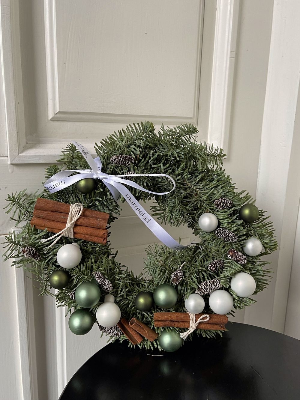 Мастер-класс РОЖДЕСТВЕНСКИЙ ВЕНОК из нобилиса