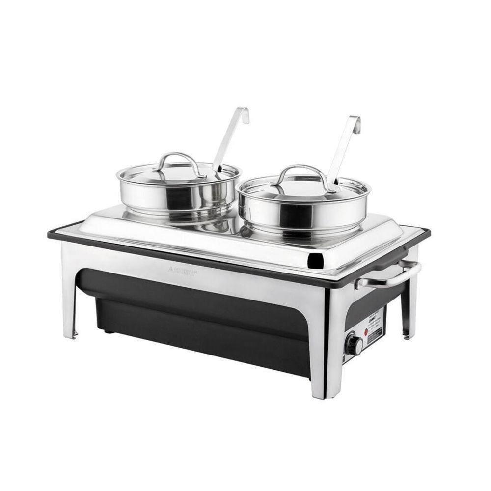 Мармит суповой 4 л 2 емкости, электрический 220V 760W, 64,5*35*31 см   SUNNEX