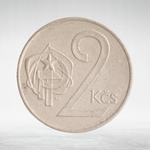 Czechoslovakia, 2 Koruny, 1972, VF