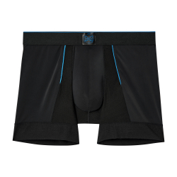 Мужские трусы боксеры черные HOM SPORTS LAB Boxer Briefs 402807_400004