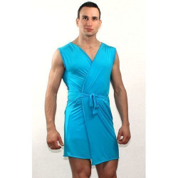 Халат мужской бирюзовый GILLBRO Turquoise .