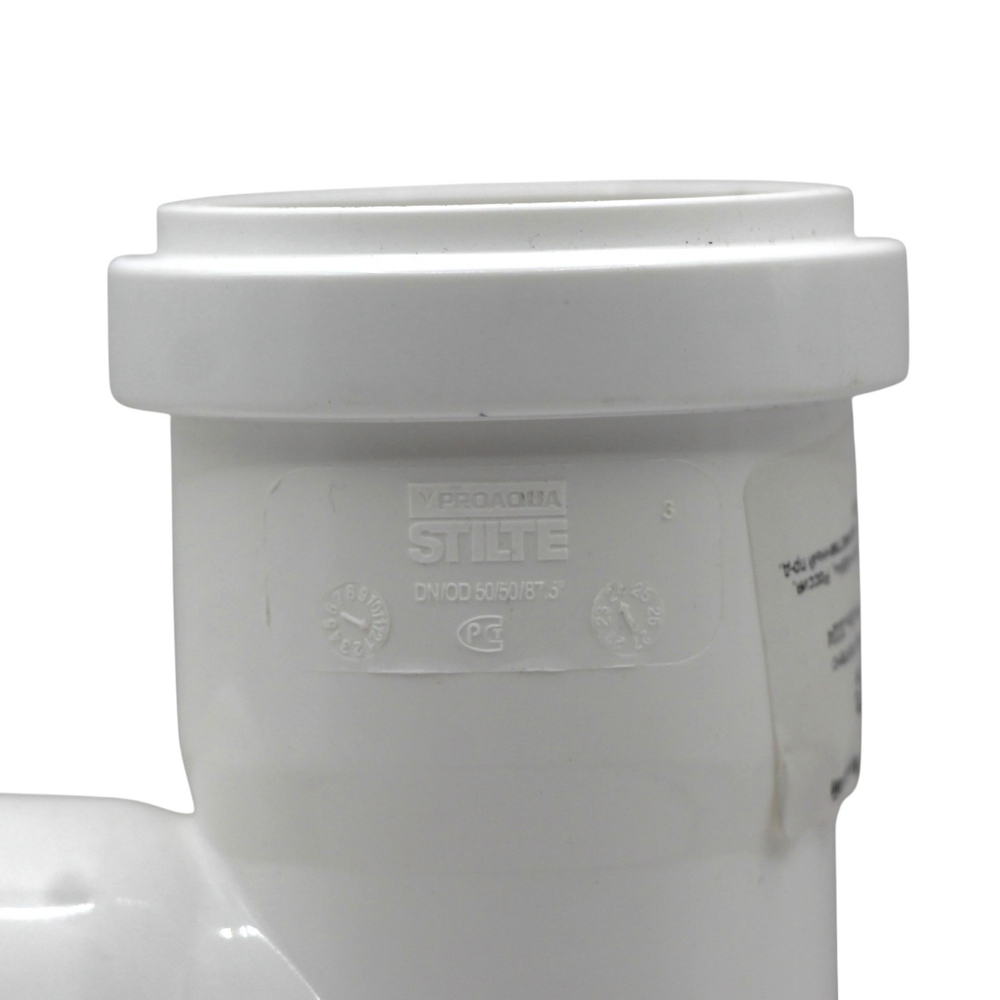 Тройник канализационный PRO AQUA STILTE 50x50/90°