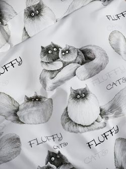 Простынь поплин Сказка "Флиппи" 200x215 см