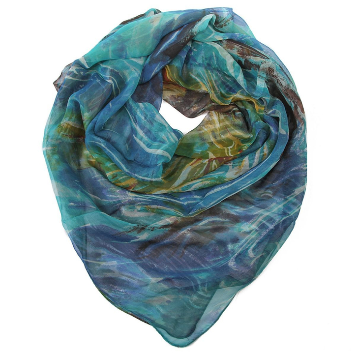 Платок шифон, (вискоза), 105 х 105 см 186894