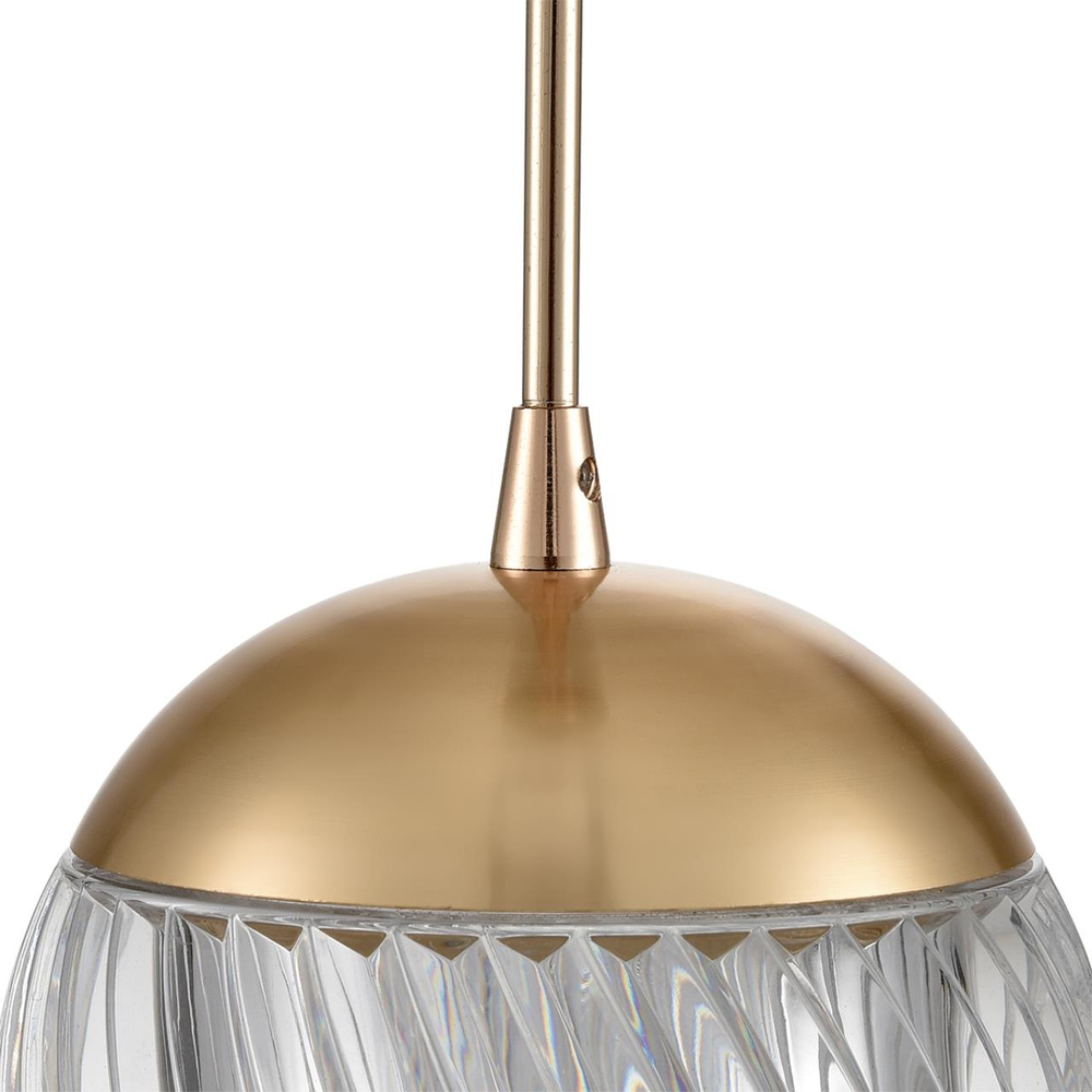 8083/1A LEDIO LN25 000 золото/прозрачный, металл/акрил Подвесной светильник LED 3W 4000K 220V RIMINI