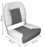 Сиденье "Premium low back", серое с темно-серым (10250453)