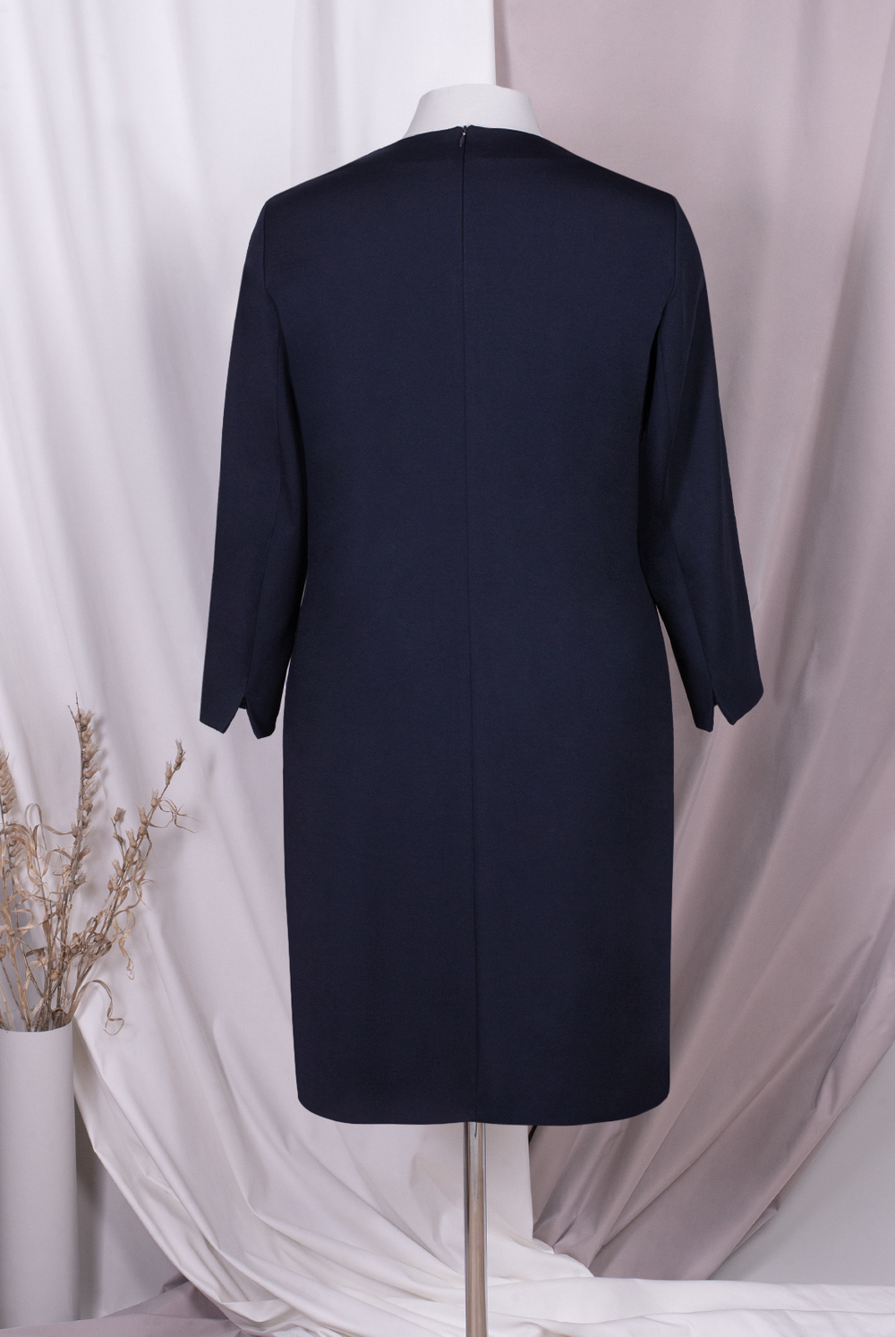 Платье женское 3448зп, темно-синий #47ТС053448зп