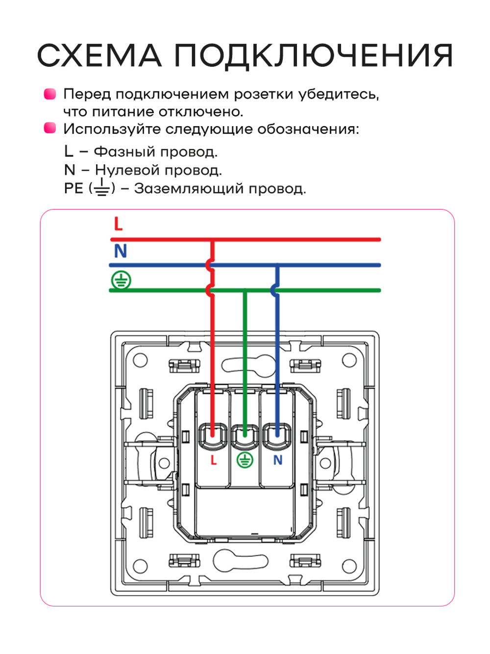 Розетка модуль одинарная без рамки серая 10 шт