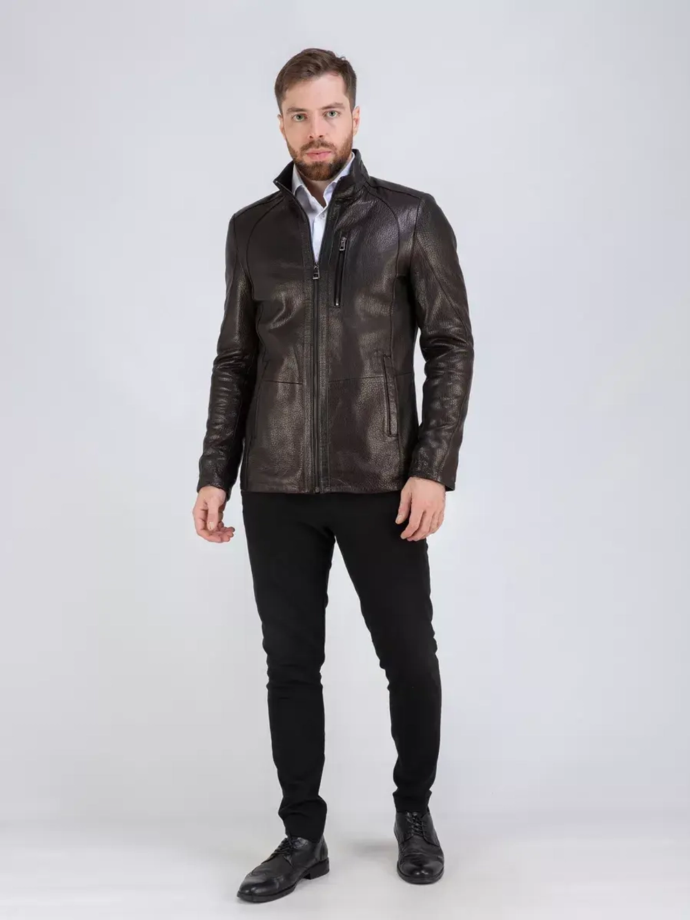 Куртка кожаная демисезонная Турция