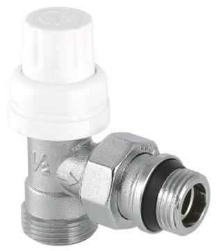 Клапан термостатический Valtec 1/2"x3/4", евроконус угловой с полусгоном (арт. VT.031.NER.04)