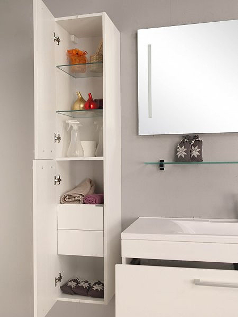 Пенал Акватон Мадрид, белый, 300*1580*333