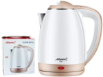 Чайник электрический 1,8л Atlanta ATH-2437, двухстенный, 1800Вт
