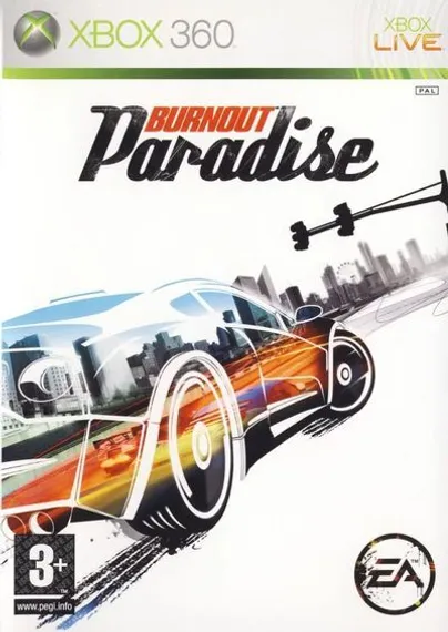 XBOX 360 - Burnout Paradise Б/У (Английская версия)
