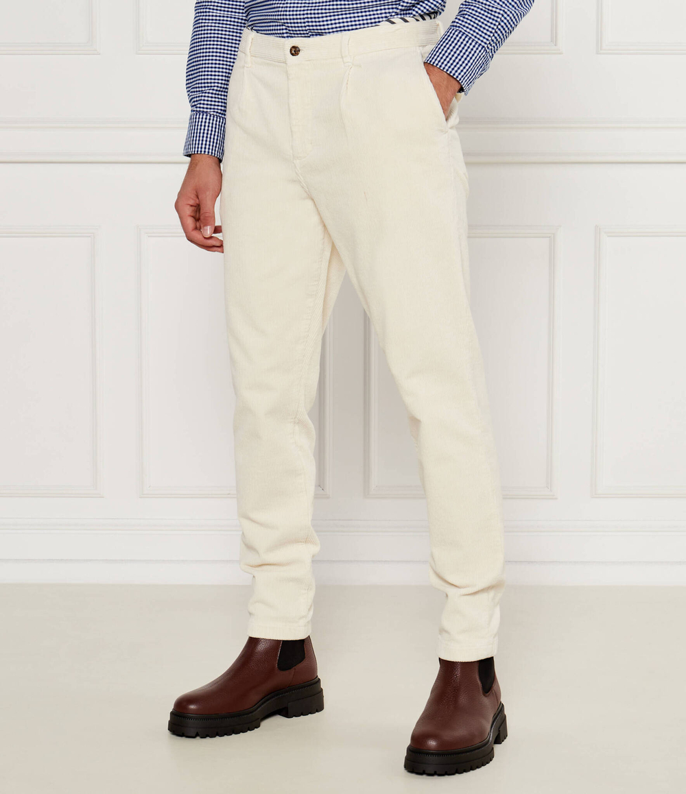 Вельветовые брюки Tommy Hilfiger - кремовый(MW0MW36693)