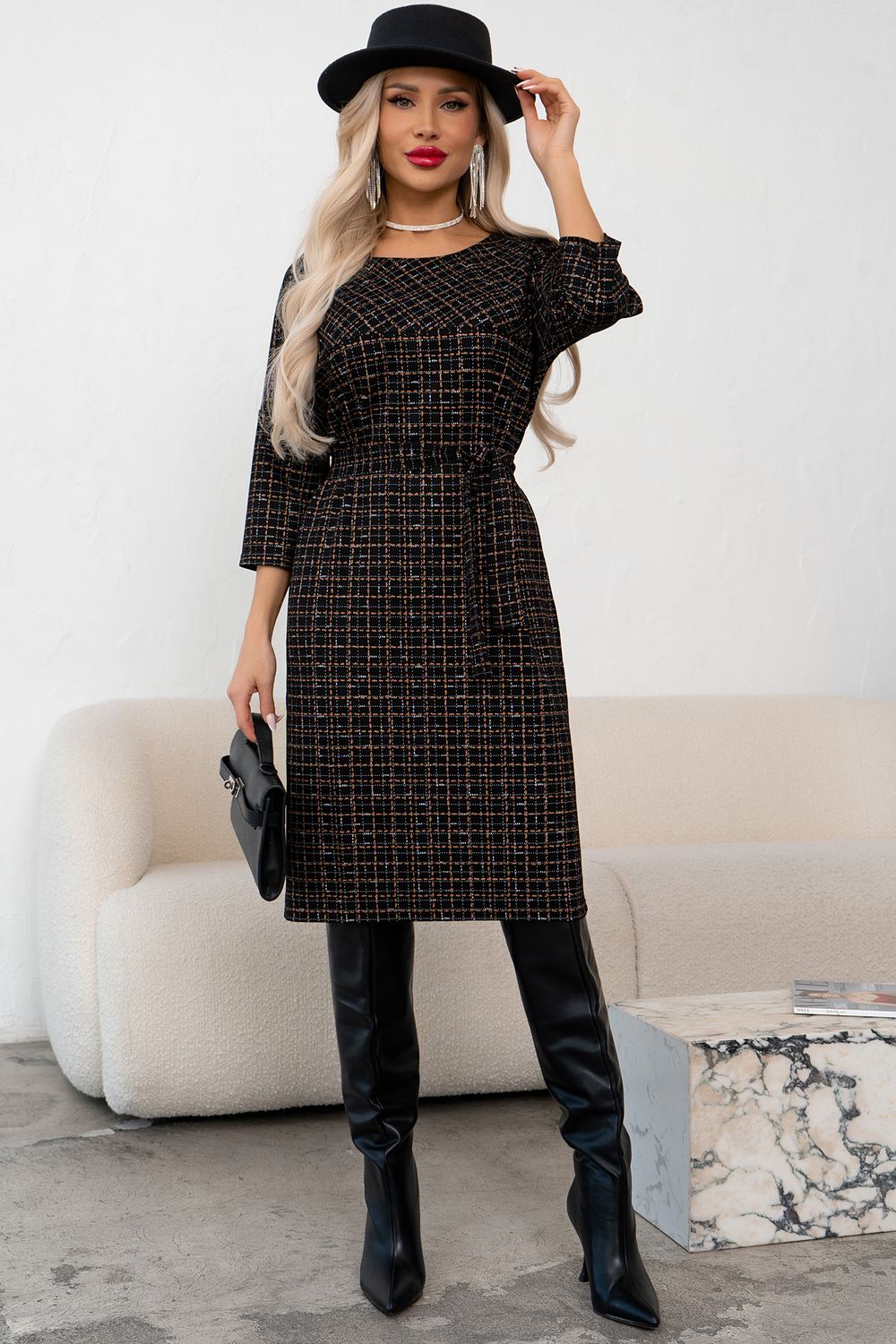 Платье Вики (черный) Р11-1226 Nikol