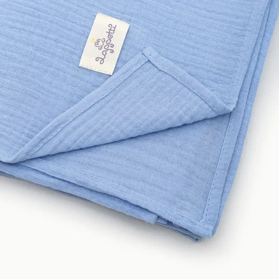 Набор муслиновых пеленок Lollycottons Кролик Лаппин, Голубой