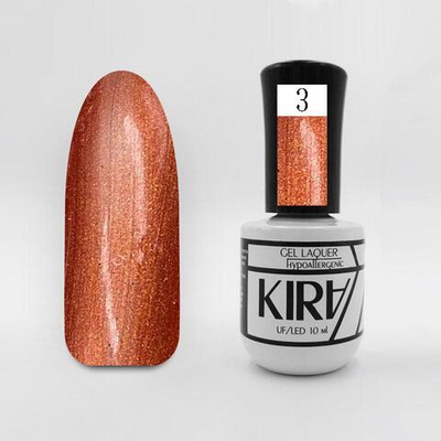 КИРА Гель-лак   FIRE  №003 10 мл.