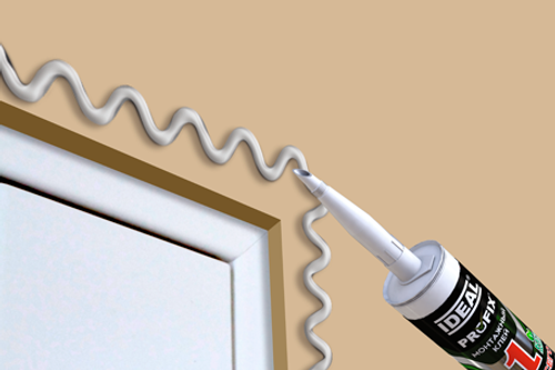 Пластиковый наличник Идеал 001 Белый 2200 мм