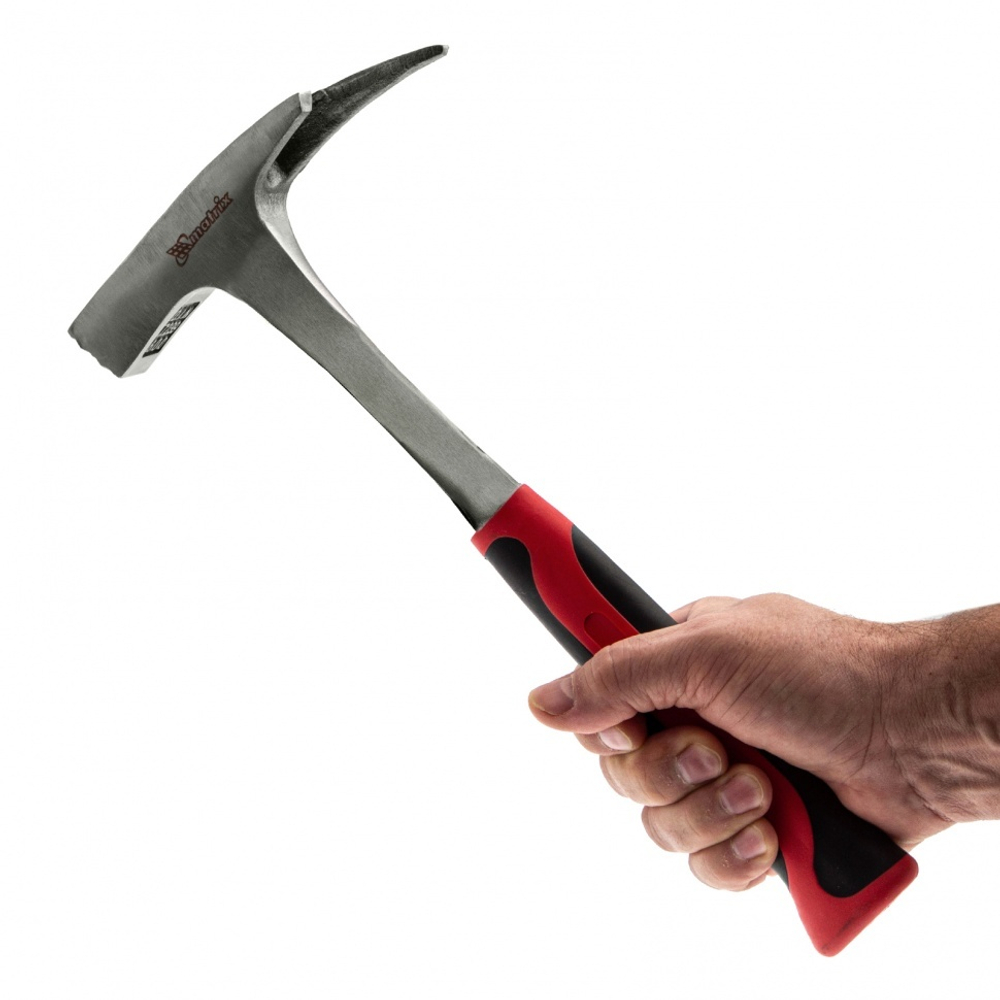 Молоток кровельщика, 600 г, цельнометаллический, двухкомпонентная рукоятка Matrix