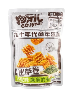 Китайские чипсы Pizza Roll с сычуаньским перцем 188 г