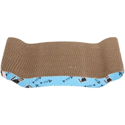 Когтеточка - лежанка «Царапкий Рай», цвет голубой, 43*21,3*4,5см