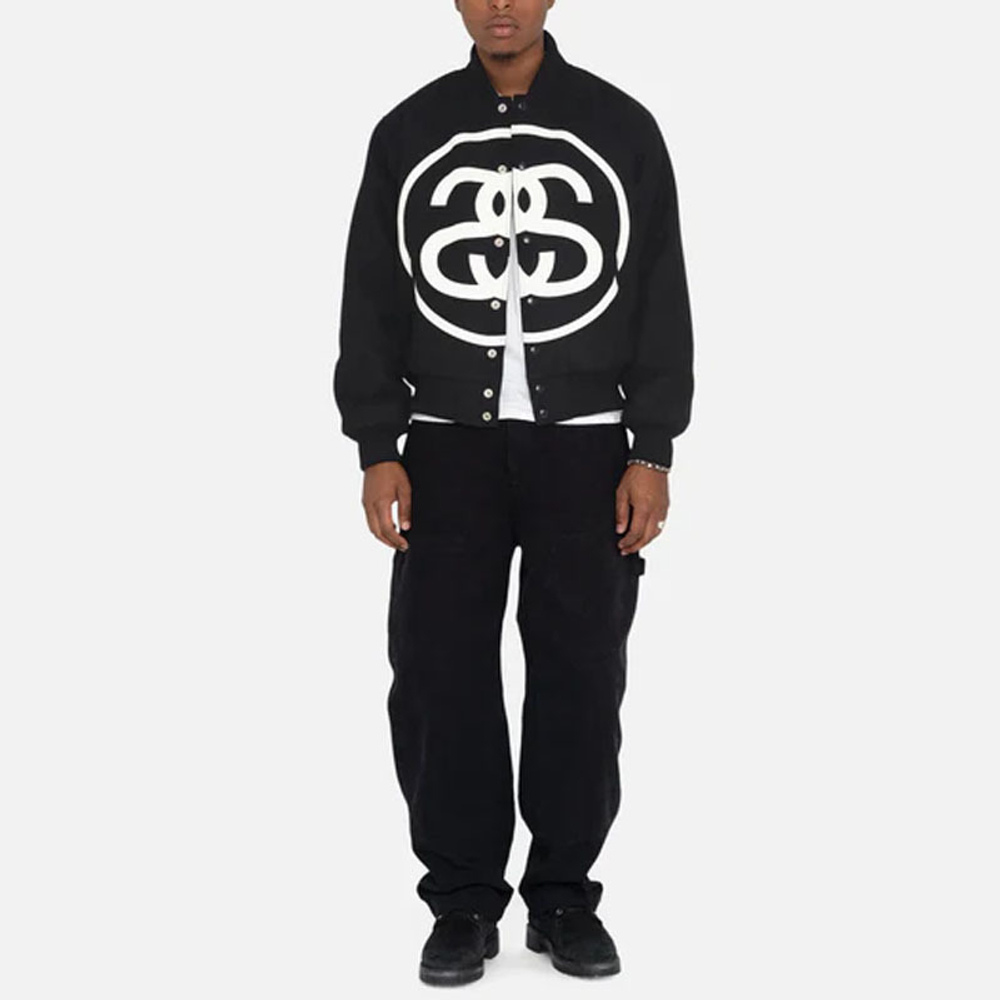 Куртки Stussy SS23 S Logo SS-LINK VARSITY JACKET Logo, 115710