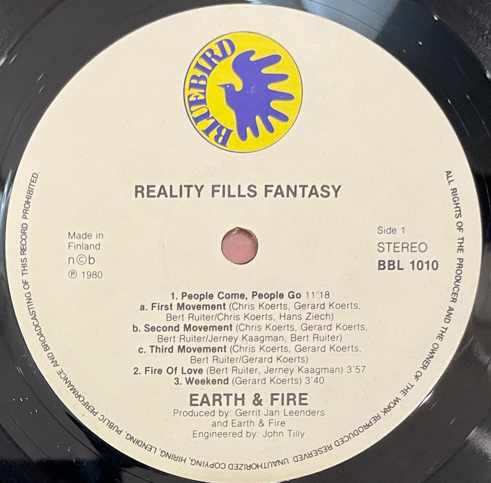 Earth & Fir- Reality Fills Fantasy (Финляндия 1979г.)