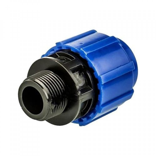 Муфта с наружной резьбой для п/э 20*1/2;