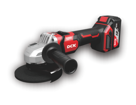 Шлифмашина аккумуляторная угловая бесщеточная DCK KDSM04-125