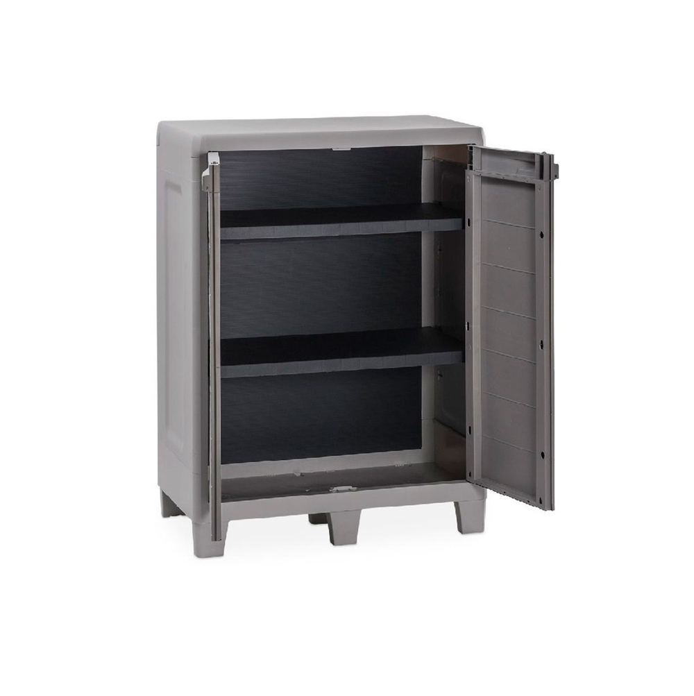 Уличная пластиковая тумба Toomax Woody's XL Light Grey