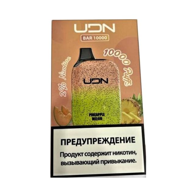 Одноразовый Pod UDN BAR - Pineapple Melon (10000 затяжек)