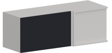 Кухня Модуль ШВУГ 1000 Графит / Индиго