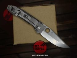 Нож Spyderco Nirvana - рукоять титан, сухарь, керамика в осевом C199TI