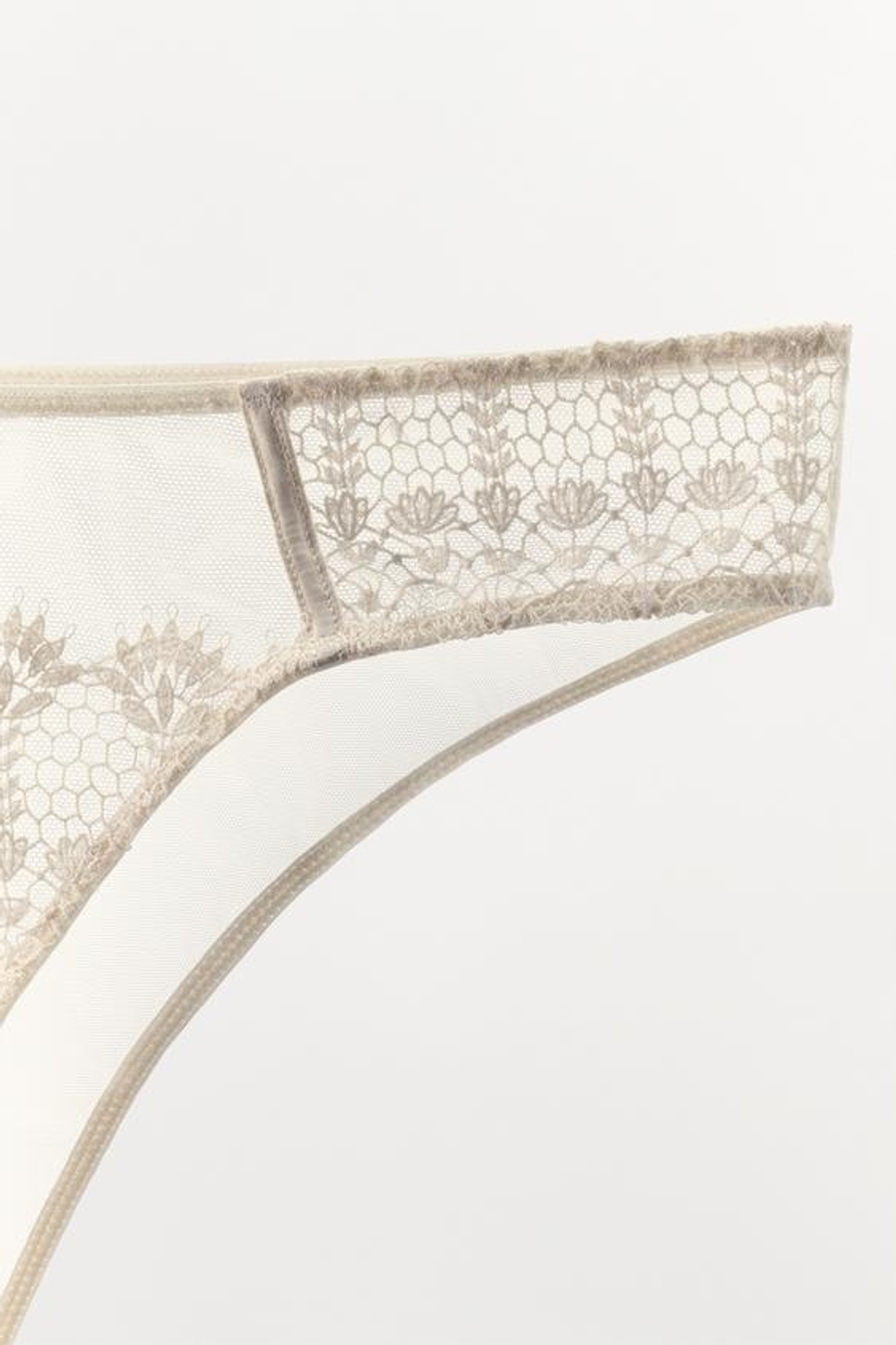 ZARA ТРУСЫ ИЗ ГИПЮРА, ЭКРЮ