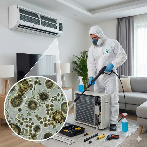 Сервисное обслуживание кондиционеров в СПб: стандарты, цены и скрытая угроза плесени