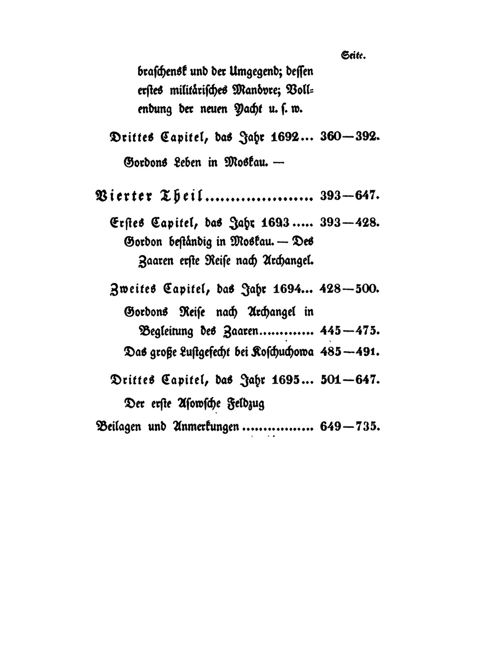 Tagebuch Des Generalen Patrick Gordon. Während Seiner Kriegsdienste Unter Den Schweden Und Polen Vom Jahre 1655 Bis 1661, Und Seines Aufenthaltes in Rusland von Jahre 1661 bis 1699. | Patrick Gordon