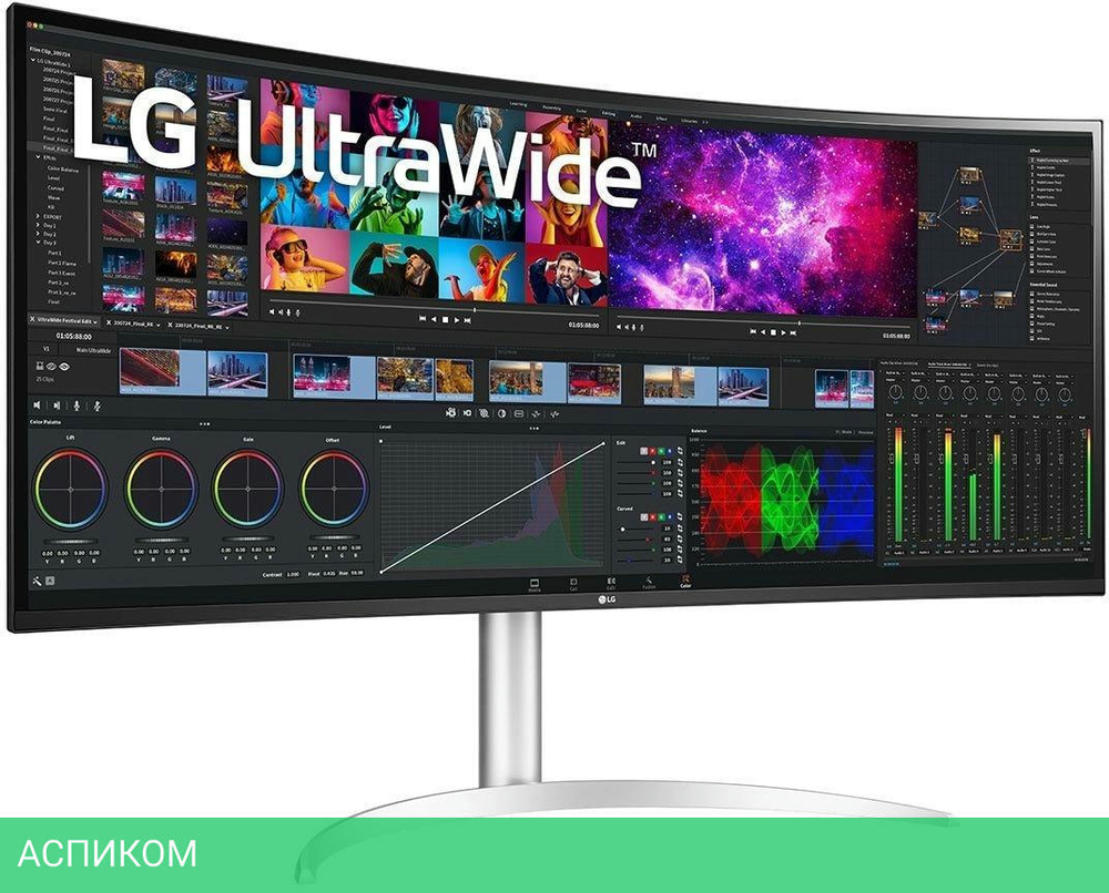 Монитор LG 40 40WP95C-W белый