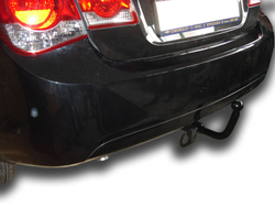 Фаркоп Лидер-Плюс для CHEVROLET CRUZE (J300) (седан,хетчбек) 2009- с электрикой (Smart) и сертифкатом в комплекте арт.(C211-A)