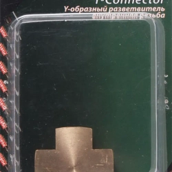 T-образный разветвитель внутр.резьба 1/4''в блистере RockForce##Rock FORCE RF-SP032/1
