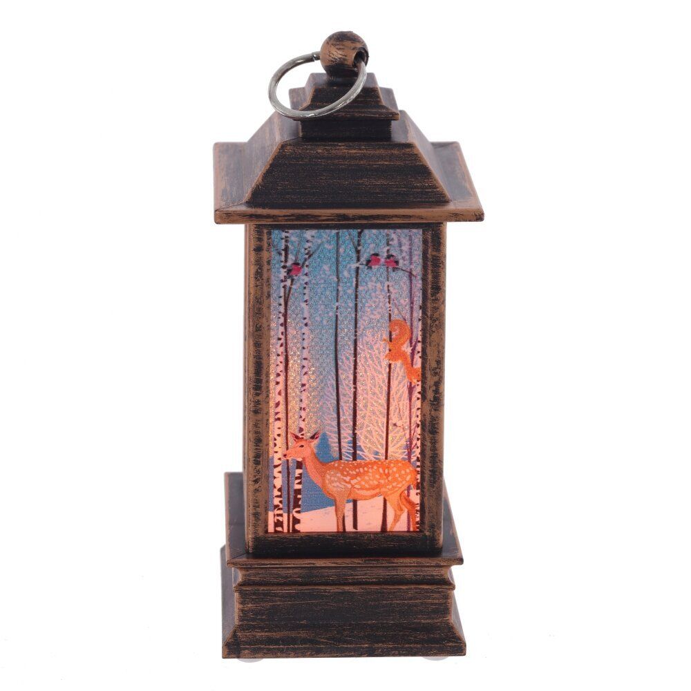 GAEM Изделие декоративное "Фонарь" (подсвет, LR44 х3шт) L5 W5 H12,5 см (блок 12), 3в.