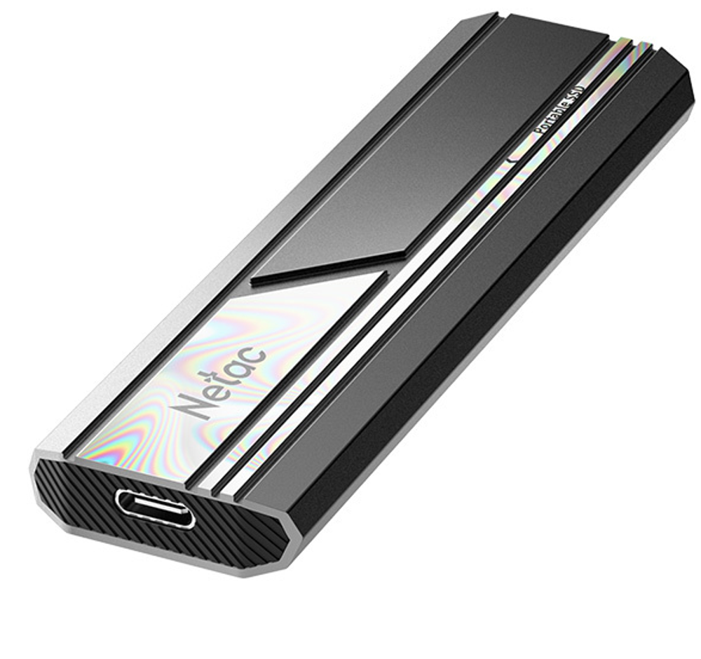 Внешний SSD USB 3.2 Gen 2 Type-C Netac NT01ZX10-500G-32BK 500 ГБ