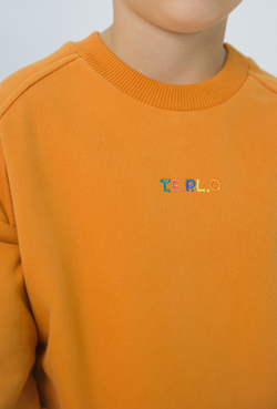 Свитшот в стиле oversize Хурма